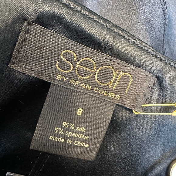 Sean By Sean Combs Silk & Spandex Bustier Cocktail Party Dress Size 8 Medium NWT - Picture 8 of 12